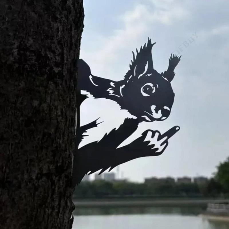 Iron Garden Figure Statue Decor
