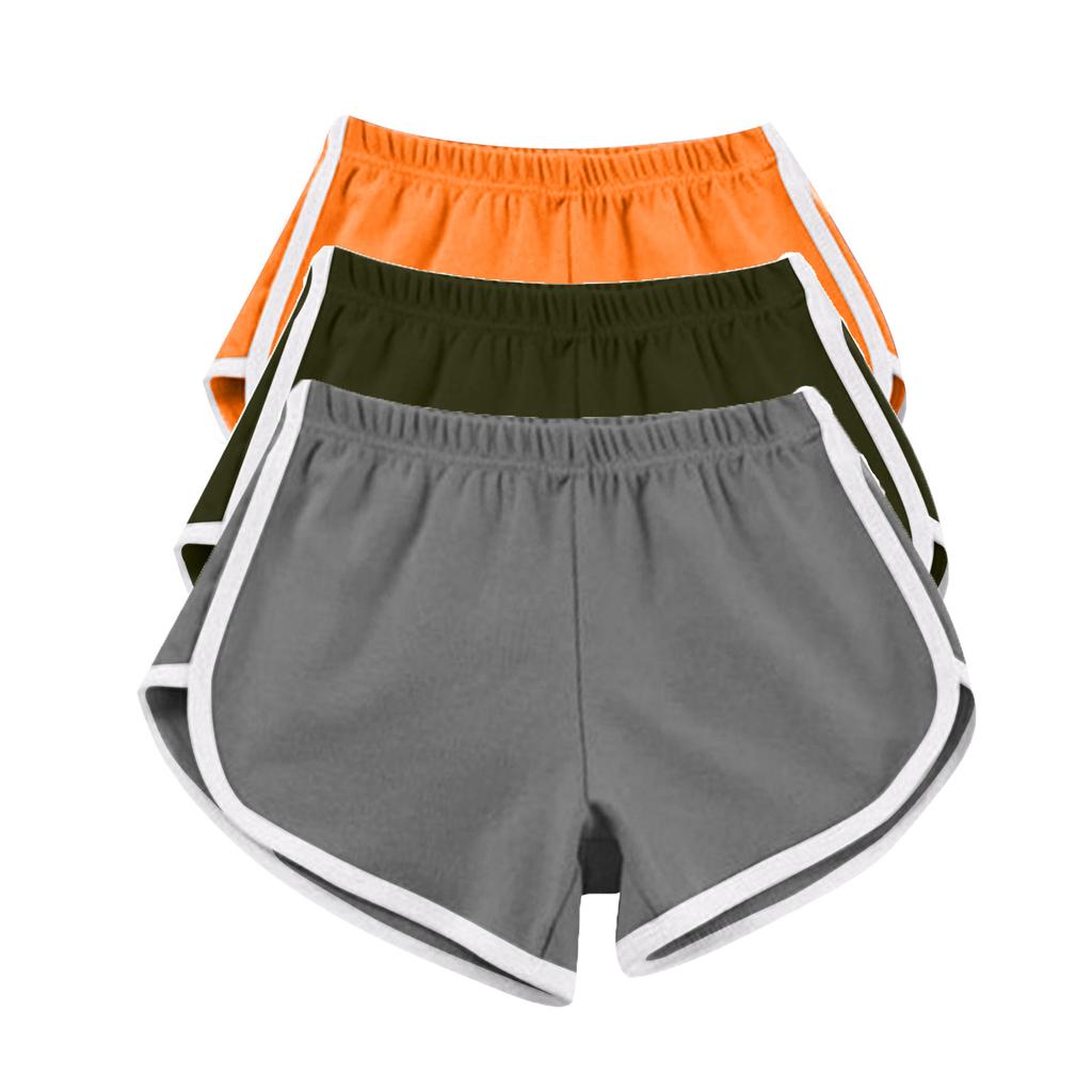 Trendige avantgardistische Hotpants niedrige Taille dünn vielseitig bequem sexy Beine lang Strand Yoga Sportshorts