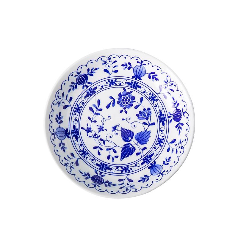 Jingdezhen Blue & White Ceramic Dinnerware Set: Plates, Bowls, Dishes, Spoons - Perfect for Housewarming Gift