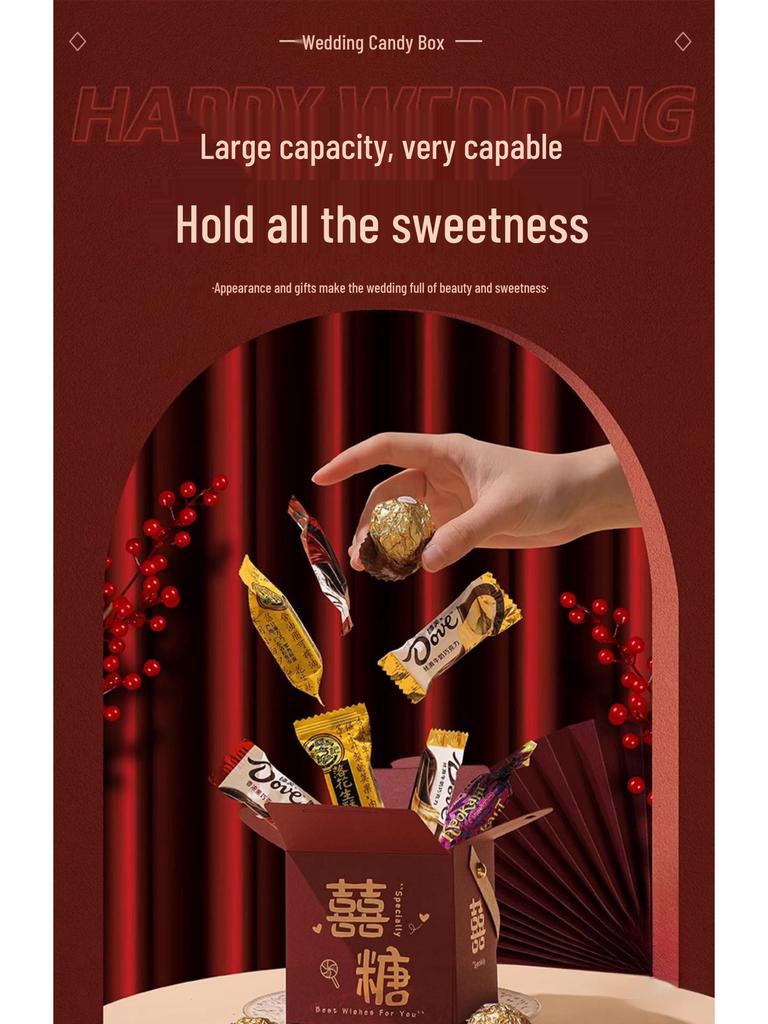 Wedding Candy Box Gift, Bridesmaid Favor Handbag