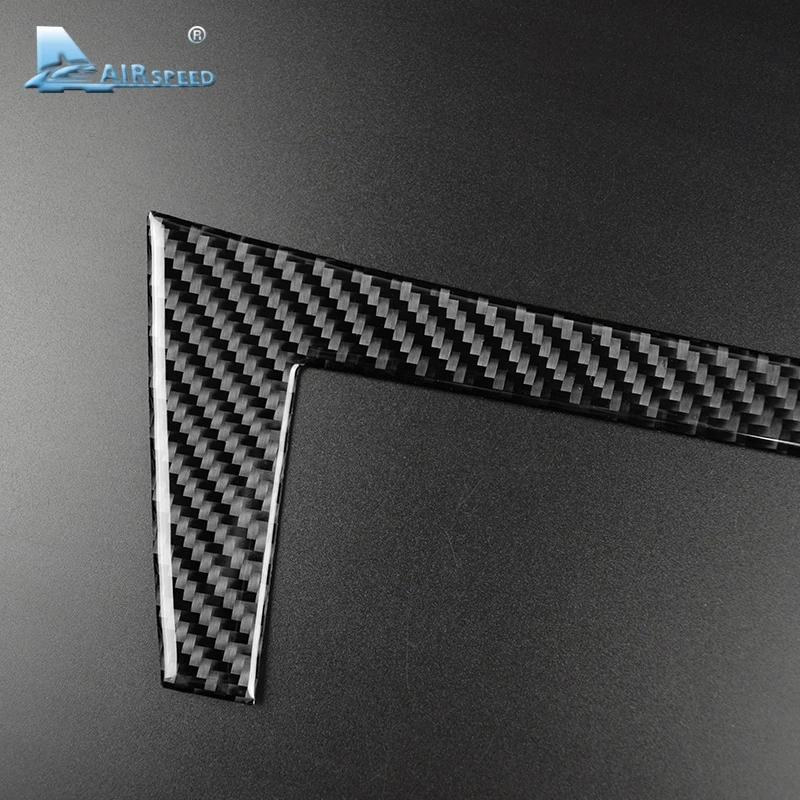 Airspeed for Mercedes Benz C Class W204 Accessories 2010-2013 Carbon Fiber Car Interior Center Console Panel Cover Trim