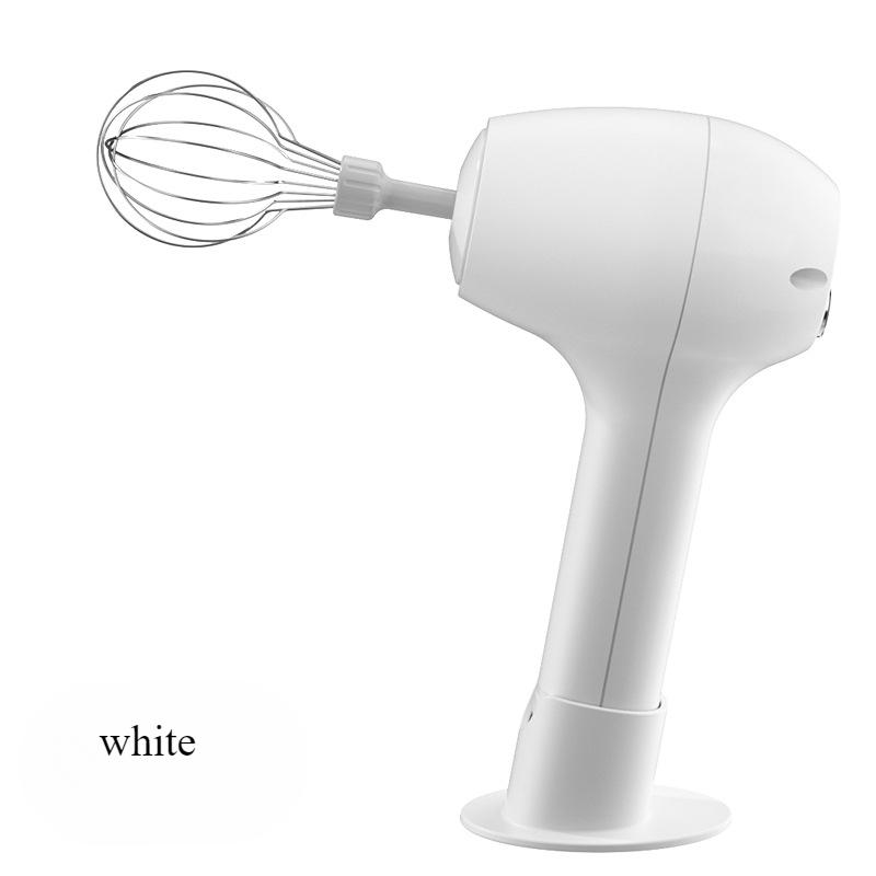 

Wireless & Portable Electric Mixer: Your Automatic Dough, Egg & Cream Whipper for Baking - A Kitchen Must-Have! білий