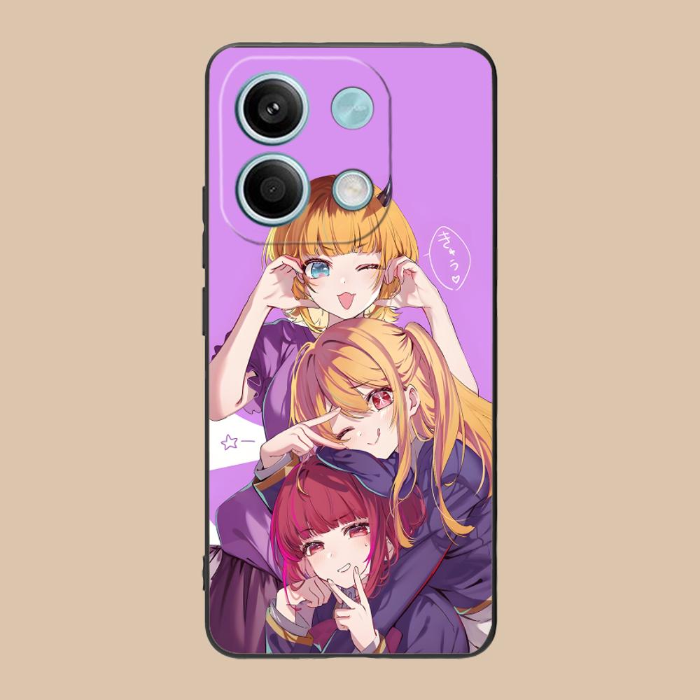 Oshi No Ko B-Komachi Phone Case for POCO M6 M5 M4 M3 X7 X6 X5 X4 X3 F6 F5 F4 Pro GT 5G Colour Protective Pretty Cover Luxury