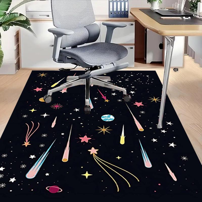 1PC space stars Extra Large Non Slip Floor carpet, Office, family, bedroom, Studio Large Area Rug Indoor Rugs, Vibrant Colors