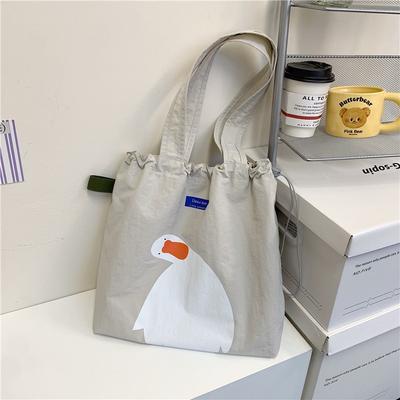 Lazy Wind Cloth Bag Women's Summer New Fashion Cute Shoulder Bag Large Capacity Commuter Tote Bag