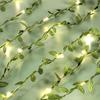 Green Leaf Fairy Lamp Ivy Leaf String Lamp Warm White Suitable for Interior Decoration of Families,Parties,Weddings,Christmas and New Year Festivals