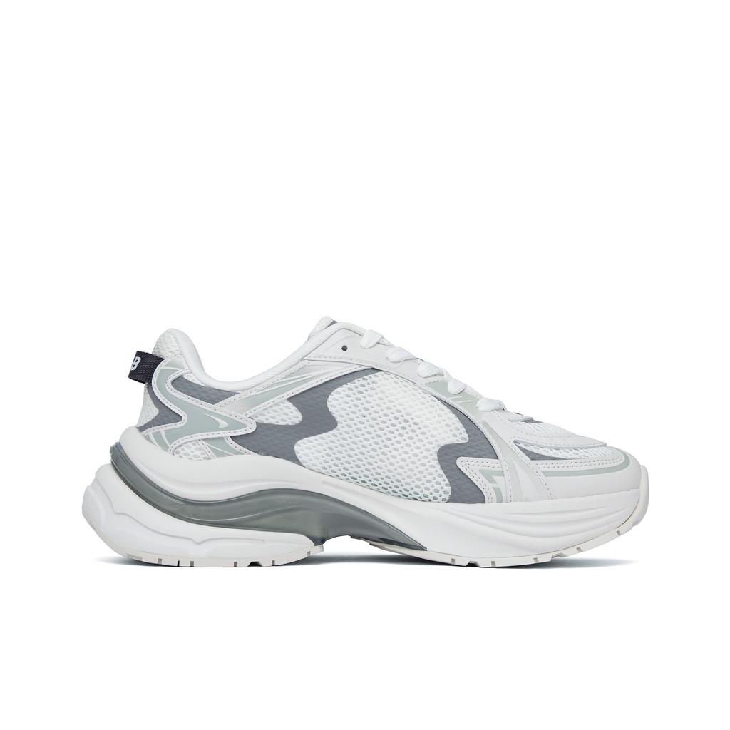 MLB New York Yankees Curve Runner Comfortable Retro Low Top Running Shoes Unisex Sneakers Pioneer-White 3ARNSPL4N-50WHS