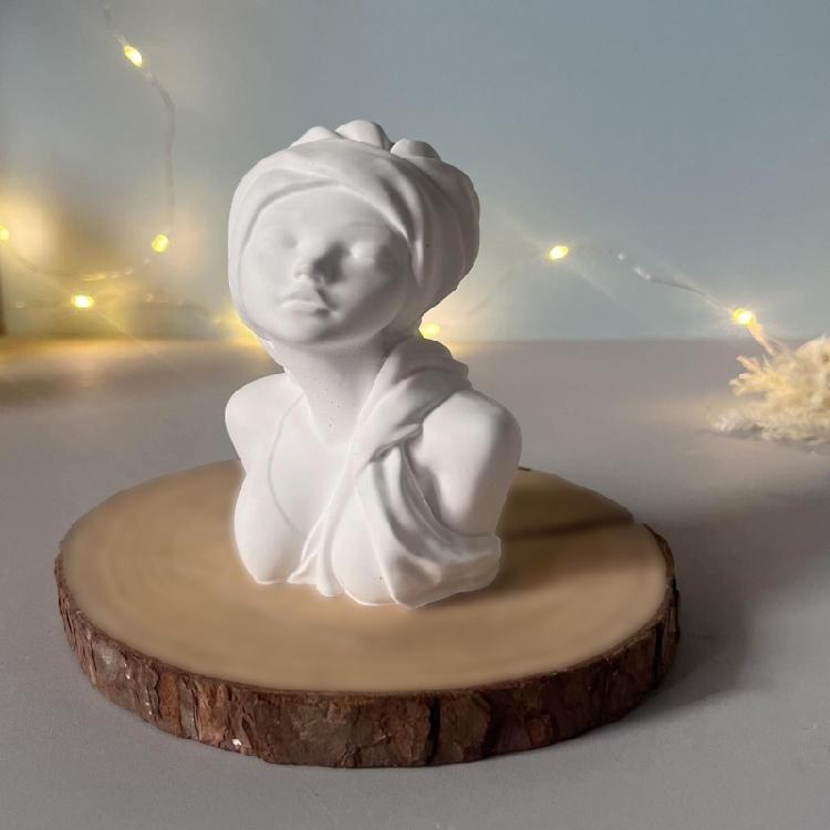 Female Figurine Silicone Molds for Candle Soap Goddess Statue Silicone Molds Gypsum Silicone Molds for Home Decoration