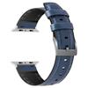 Watch Strap - MY-MONTRE - Leather Fusion Elegance - Calfskin - Blue - Compatible 42/44/45/49mm