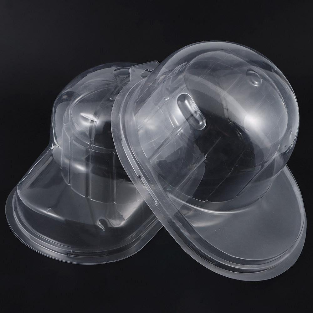 Scatola portaoggetti per cappello in PVC con visiera curva, Custodia trasparente per esporre cappelli, Nuova Custodia protettiva per cappelli Piatta/Convessa