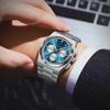 Classical Chronograph Watch Men Luxury Sport Three-Eyes Multifunction Quartz Wristwatch Man Clock Waterproof Luminous Date
