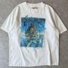 Turtle Island 90s Vintage Native American Art T-Shirt L White Cotton