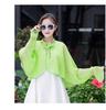 Lightweight Chiffon UV Protection Shawl for Summer Outdoor Activities