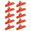 Pack of 10 Food Storage Bag Clip Preserve Snacks with Sturdy ABS Materials Accessory for Home and Dorm Daily Use