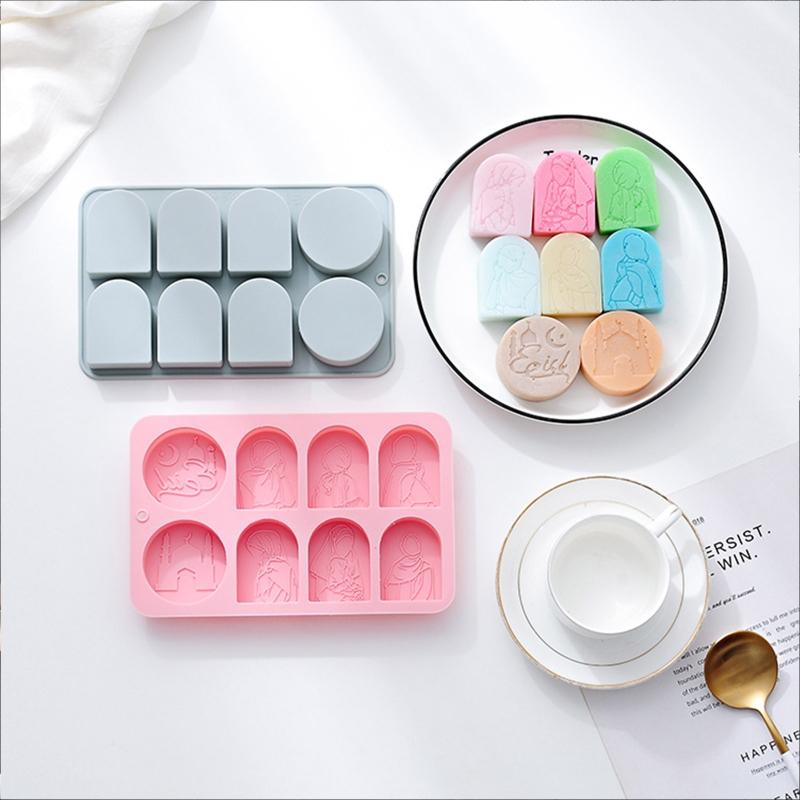 DIY Chocolate Mold Cake Mold Clay Mold Silicone Material Ramadan Themed 2 Colors