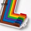 DIY Craft Spacing Guide Paper Crafting Alignment with Case, Precision Layering & Matting Spacers for Card Three Dimensional Design Ruler
