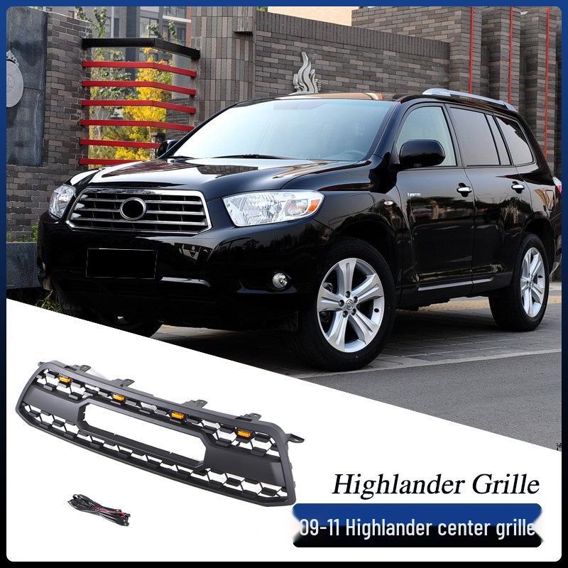 

09-11 Toyota Highlander Центральная сетчатая решетка переднего бампера на замену Non-illuminated Grille