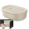 Leak Proof Lunch Box Divided Sealed Lunch Container 900ml Lightweight Portable Snack Box Multipurpose Lunch Organizer For School