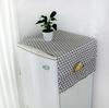 Multi-Color Geometric Refrigerator Cover, Refrigerator Dust Cover, Pastoral Cover, Refrigerator Towel, Drum Washing Machine Cover
