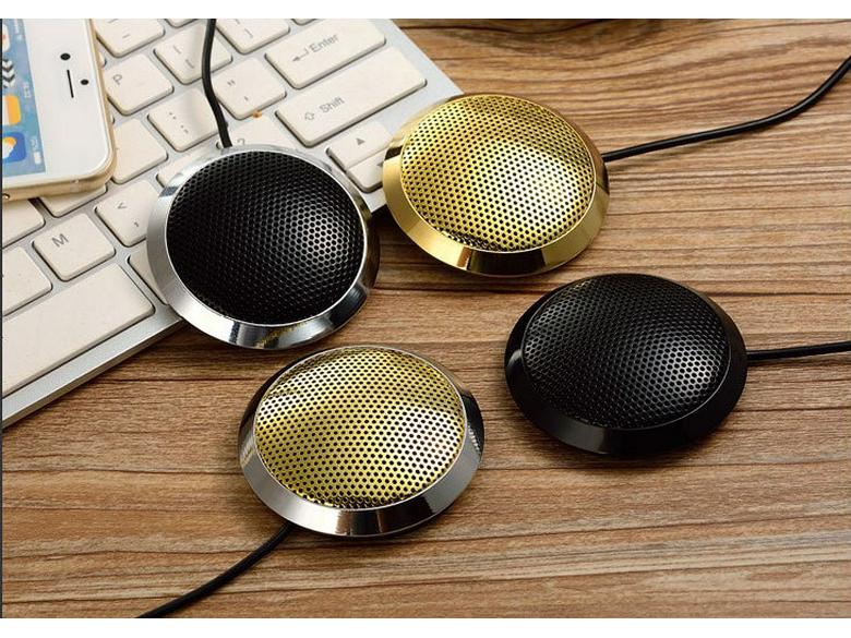 Omnidirectional Conference & Streaming Condenser Microphone for Online Classes and Mobile Recording