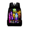 Klassische Neuheit Cool R.E.P.O repo Notizbuch Rucksäcke Schüler Schultaschen 3D-Druck Oxford Wasserdicht Jungen/Mädchen Laptop Rucksäcke