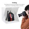 PVC Photography Tent Portable USB Interface 5V LED 2x5600k 2x550lm 6 Background Cloth Indoor Household Photographing Box
