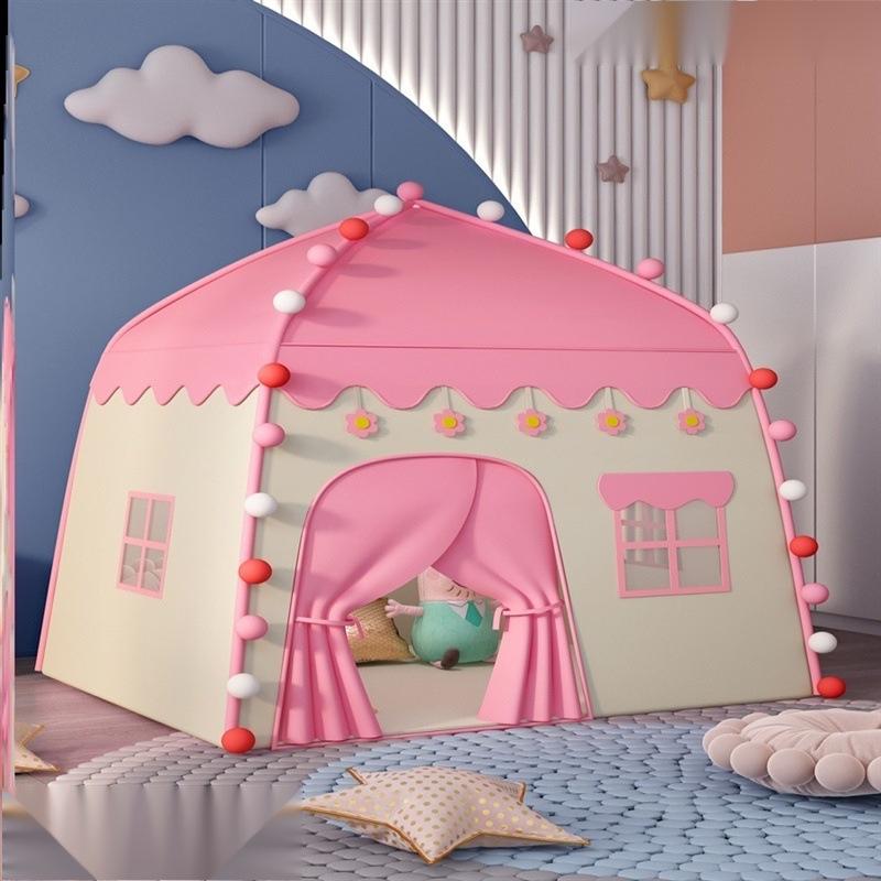 Princess Castle Indoor Tent for Girls - Playhouse & Sleep Space
