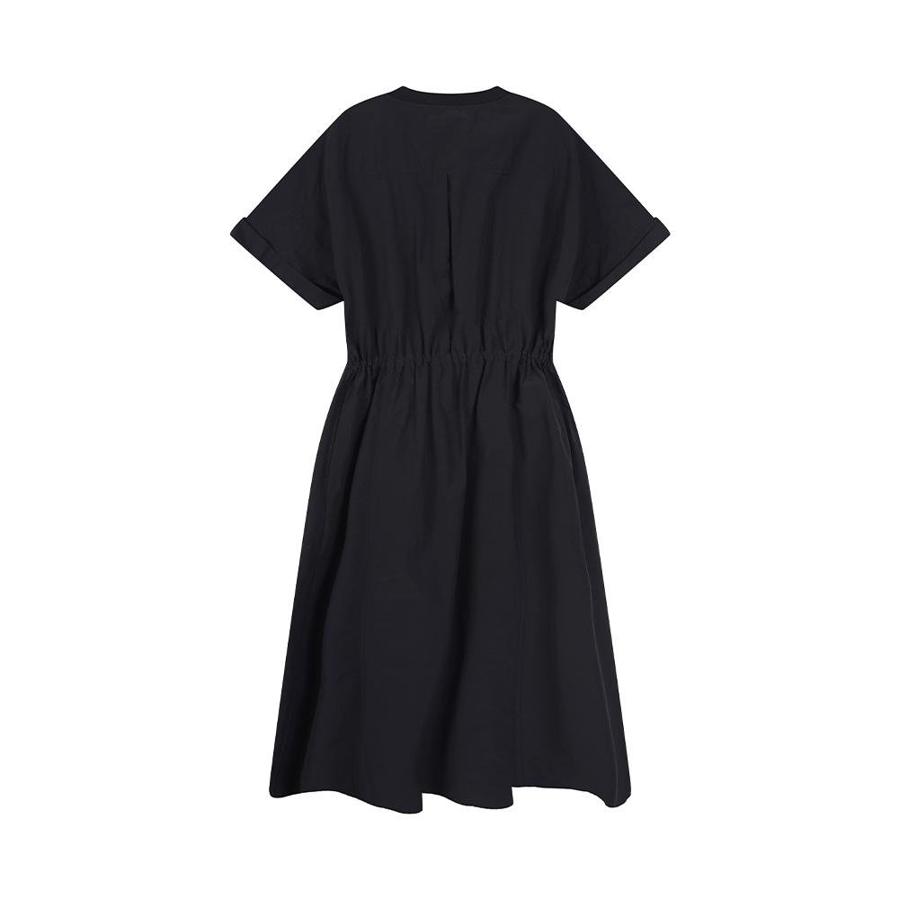 Rap Drawstring Long Dress As2Wo463