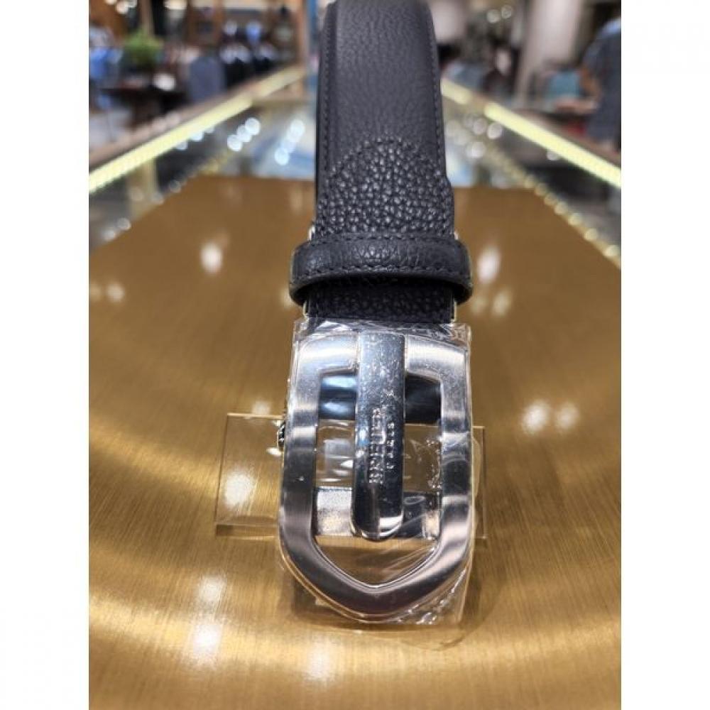 GUITAR Men S Natural Gray emboSSed Leather Reorder Automatic Belt te6Smbtab101td