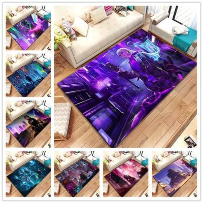 Cartoon Sci-fi Scene Bedroom Floor Mat Decoration Home Living Room Floor Mat