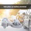 2pcs Side Post Battery Connector Zinc Alloy Terminals For Various Models Easy Setups Long Lasting Performances