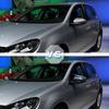 2pcs Car Rear View Mirrors Cover Protector For Golf 6 MK6 R VI 2009-2013 Black 5K0857537 Auto Rearview Mirror Covers