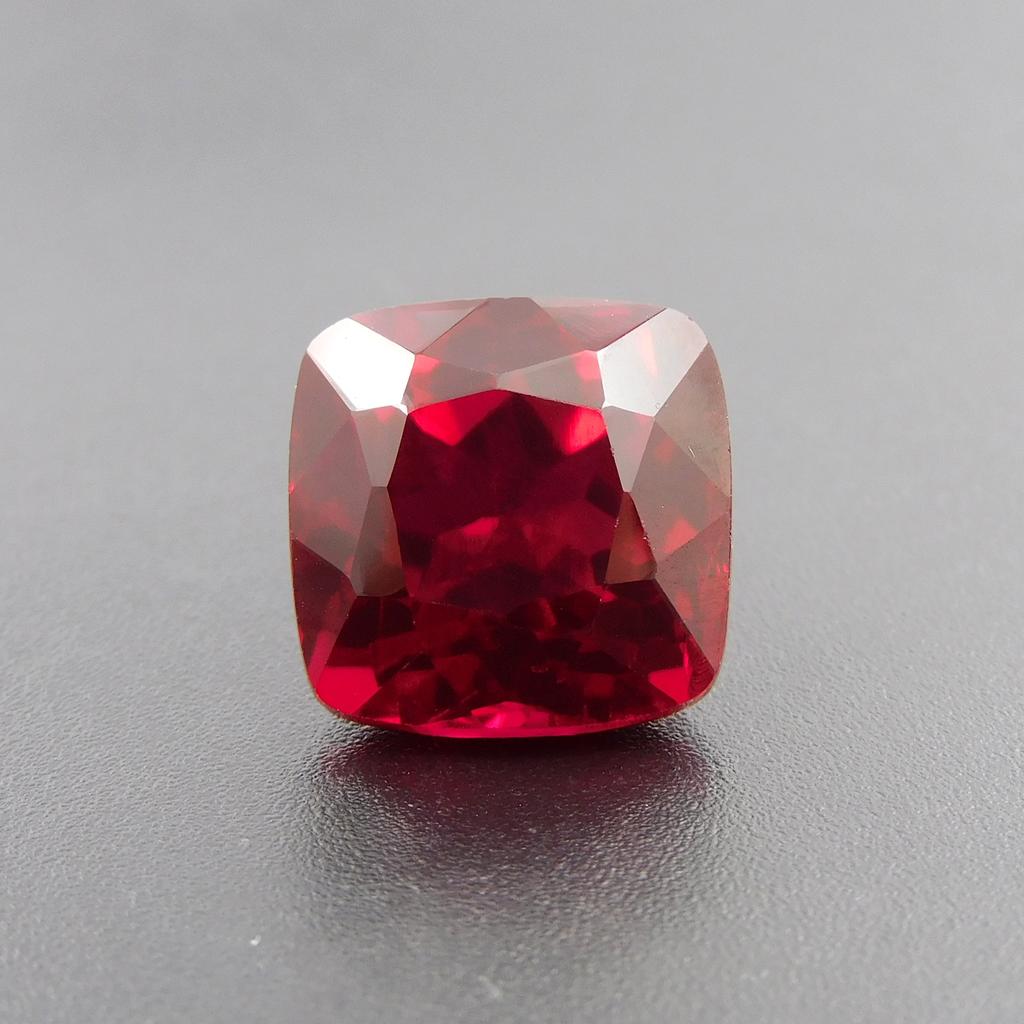 15.9Ct Natural Red Ruby CERTIFEID Square Cushion Cut Loose Gemstone Earring Size P-913-sa