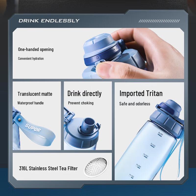 SUPOR Tritan Sports Soft Flask