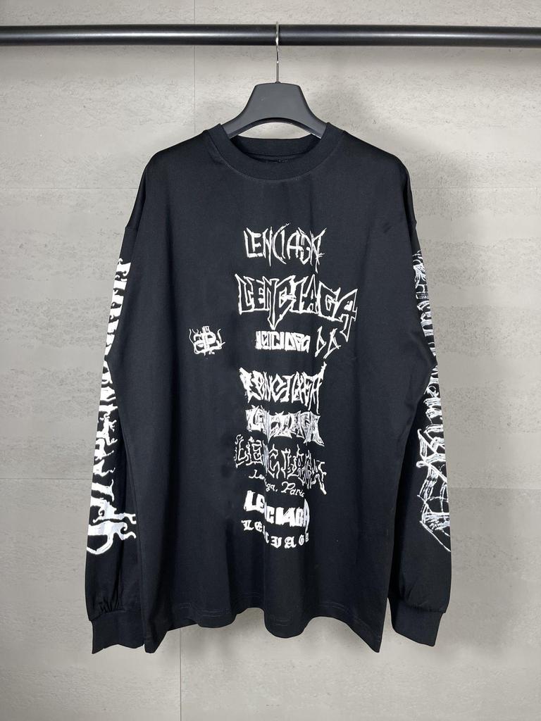 High Version Paris 2024 Dragon Year Sanskrit Logo Long-Sleeve T-Shirt