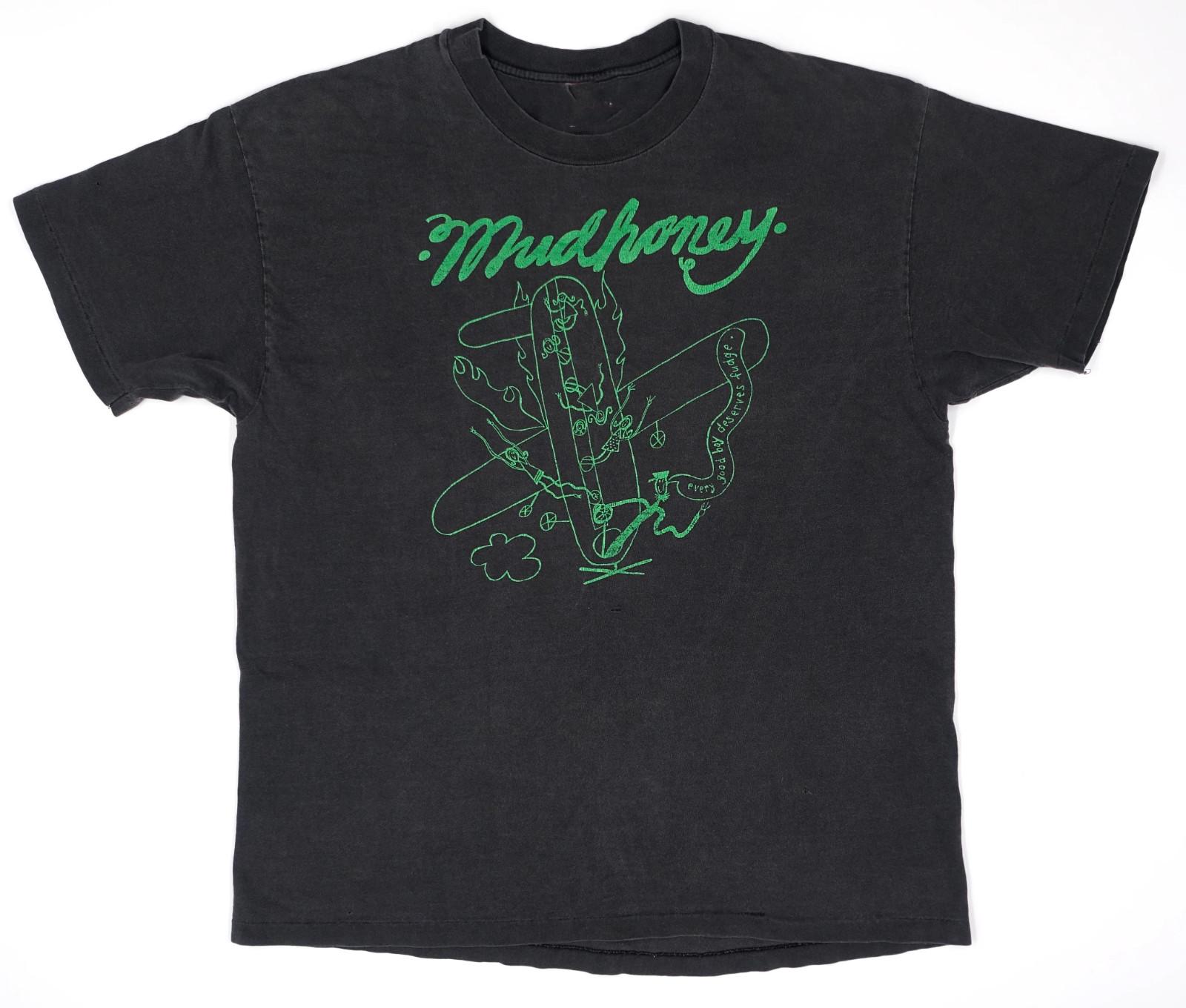 Hot Mudhoney Band Live 1991 Tee Shirt Full Size Black Gifts For Fans SA432 Unisex T-Shirt XXXXL