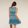 Europe Station Europe and the United States new digital printing crew neck hot-selling dress