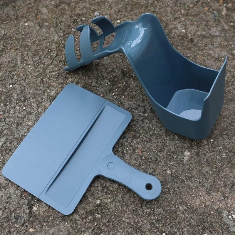 Motorcycle Bike Chain Oil Storage Tool Box Chain Cleaning Oil Splash-Proof Tool Oiling Board Chain Oil Anti-spray Tool
