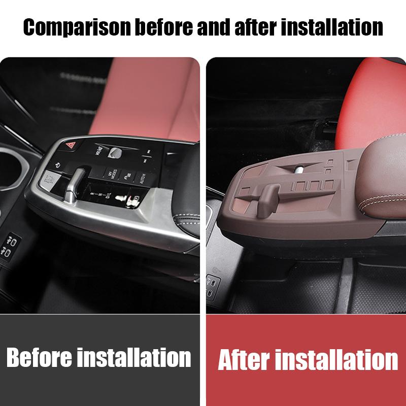 for BMW X1 iX1 U11 U12  2024 2025 Central control gear shift panel dust pad silicone material interior protective component