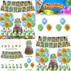 My Singing Monster Party Decorations Bundle With Banner Balloons And Hanging Ornaments