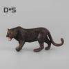 1/5 szt. PVC Model Leoparda Realistyczny Ryczący Chodzący Leopard Figurka Statua Rzeźba Dekoracja Biurka Ornament Edukacyjna Zabawka Dzikie Zwierzę dla Dzieci
