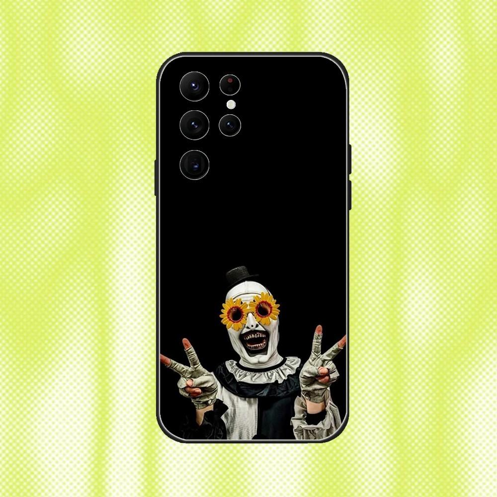 T-TerrifierS Movie Phone Case For Samsung S 25,24,23,22,30,21,10,9,Ultra,Plus,Lite,FE,4,5G Black Soft Case