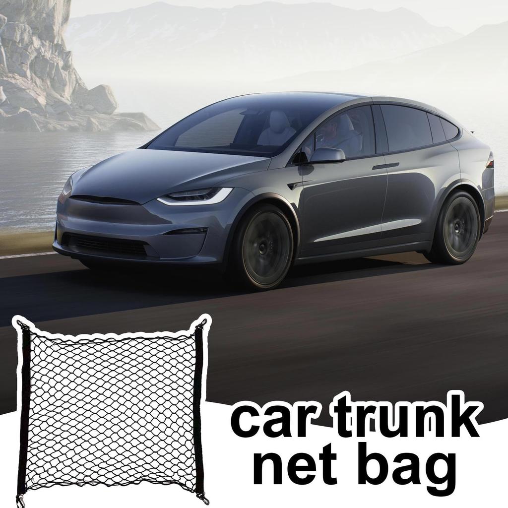 Trunk Mesh Cargo Net, Elastic Cargo Net for Trucks with Hooks | Car Trunk