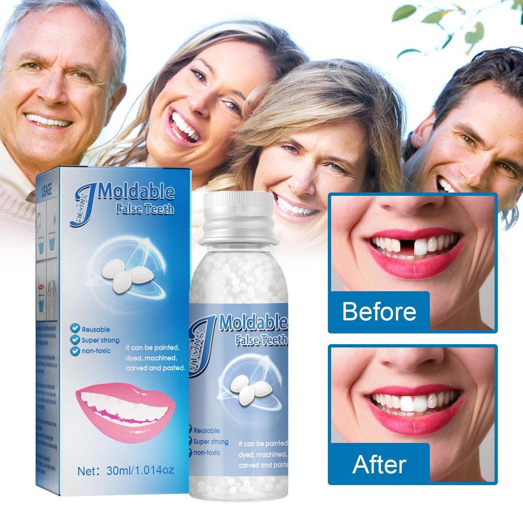Dental Repair Kit: Plastic Dentures  Tooth Glue  Temporary Fillings  False Fillings  Broken Tooth Repair  Gap Filler  Film & TV Makeup Modifications