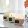 1pc Time Toaster Night Light  High Appearance Level Bedside Light Cute Sleeping Light Cartoon Mini Alarm Clock