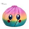 Steamed Bun Toy 3D Printed Twisting Dumpling Toy, Slippery Cartoon Expression Anxiety Relief Articulated Spiral Rotating Dough Ball Fidget for Stress