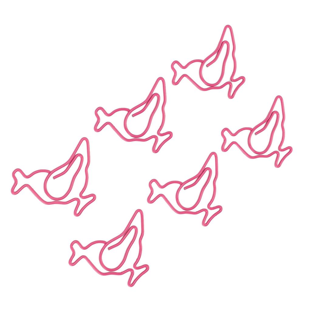 100pcs Chick Paper Clips Vibrant Color Animal Paper Clips Waterproof Rustproof Reusable Iron Wire Cu