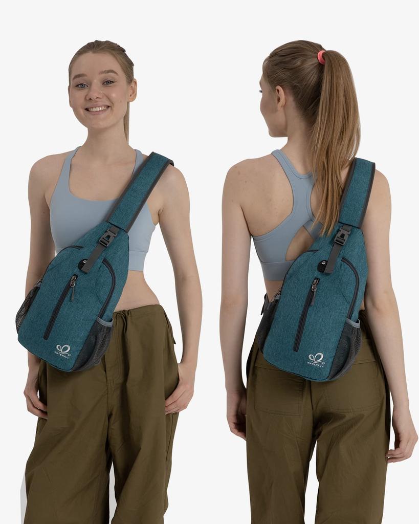 Body large with earphone interchangeable shoulder water bottle travel [Waterfly] bag, one-shoulder bag, crossbody, capacity, waterproof, lightweight,