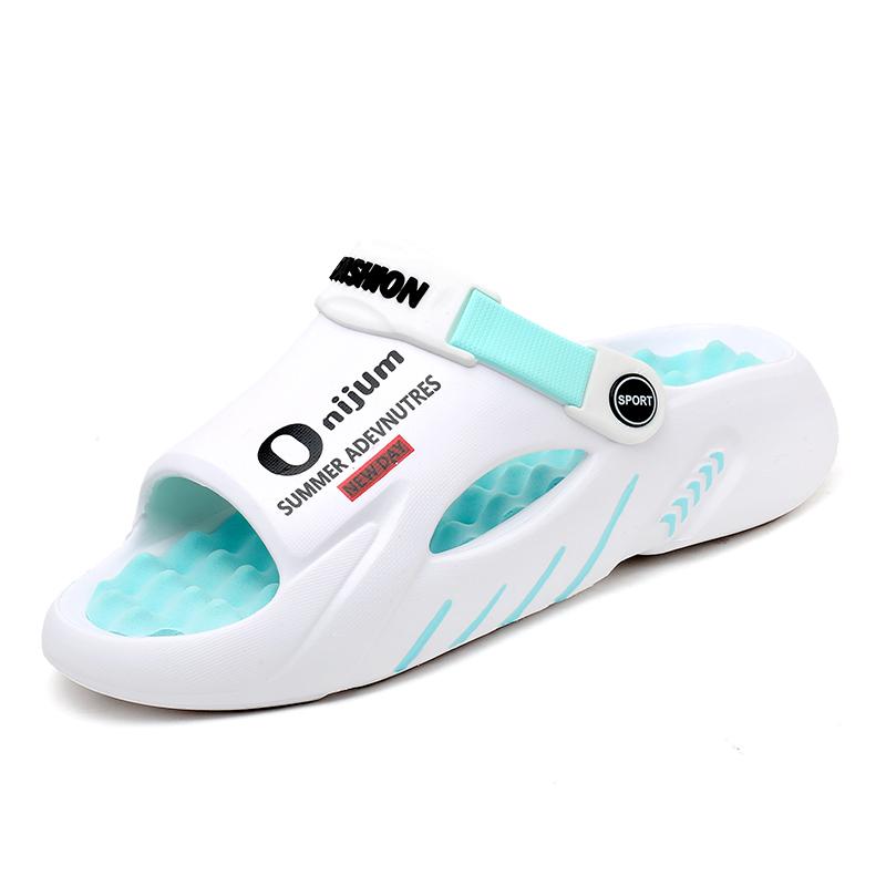 Fashion 2025 Men's Massage Slippers Indoor Outdoor Sandals Beach Casual Shoes Comfortable Slide Men's Women's Home Slippers Big Size 47