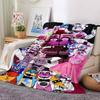 1Pc Fnaf Freddy'S Horror Theme Blanket For Couch Bed Plush Cozy Fuzzy Blanket Super Soft Warm Blankets For Fall And Winter 0918217